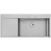 Foster Lavello una vasca con gocciolatoio a sinistra 1416 001 finitura acciaio inox da 116x52 cm - IN PROMOZIONE FINO AL 30/06