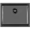 Foster Lavello una vasca 2155 056 finitura acciaio PVD gun metal da 54x44 cm - IN PROMOZIONE FINO AL 30/06