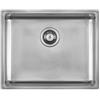 Foster Lavello una vasca 2155 080 finitura acciaio inox da 54x44 cm