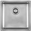 Foster Lavello una vasca 2156 080 finitura acciaio inox da 44x44 cm