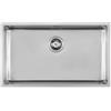 Foster Lavello una vasca 2157 050 finitura acciaio inox da 75x44 cm