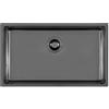 Foster Lavello una vasca 2157 056 finitura acciaio PVD gun metal da 75x44 cm