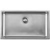 Foster Lavello una vasca 2157 080 finitura acciaio inox da 75x44 cm