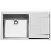 Foster Lavello una vasca con gocciolatoio a destra 2280 052 finitura acciaio inox da 87.3x51.3 cm