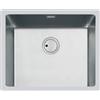 Foster Lavello una vasca 3355 050 finitura acciaio inox da 54x44 cm