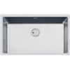 Foster Lavello una vasca 3357 050 finitura acciaio inox da 75x44 cm