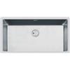 Foster Lavello una vasca 3358 050 finitura acciaio inox da 84x44 cm