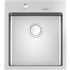 Foster Lavello una vasca 3363 050 finitura acciaio inox da 46x52 cm