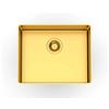 Foster Lavello una vasca 4350 009 finitura acciaio PVD gold da 51.6x41.6 cm
