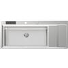 Foster Lavello una vasca con gocciolatoio a destra 4504 052 finitura acciaio inox da 117.3x51.3 cm