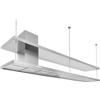Foster Cappa a isola aspirante 2442 210 finitura acciaio inox da 150-210 cm
