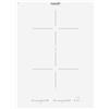 Foster Piano cottura domino a induzione 7341 255 in vetroceramica bianco da 38 cm
