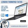 Lenovo ThinkPad T470s Core i7-7600HQ Ram 16gb SSD 240gb Win10 Notebook 14"