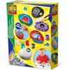 SES Creative 14289 Rub-on Rock Painting, giallo