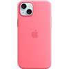 Apple Custodia MagSafe in silicone per iPhone 15 Plus - Rosa