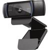 Logitech C920 HD Pro Webcam, Videochiamata Full HD 1080p/30fps, Audio Stereo ?Chiaro, ?Correzione Luce HD, Funziona con Skype,