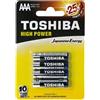 Toshiba BATTERIE ALCALINE MINISTILO LR03 AAA CONF.4 PZ (TOS03)