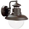 SOVIL APPLIQUE CALIPSO VERSO IL BASSO ATTACCO GRANDE E27 IN METALLO E DIFFUSORE IN VETRO PER ESTERNO IP44 590/27 [15021000]