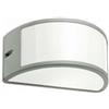 SOVIL APPLIQUE APERTA MEZZALUNA LINEA UMBE ATTACCO GRANDE E27 PER ESTERNO IP54 COLORE ALLUMINIO 473/72 [15181000]