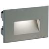 SOVIL INCASSO LED DA PARETE 3W LUCE CALDA 3000K PER ESTERNO IP65 IN ALLUMINIO COLORE GRIGIO 98191/16 [16181000]