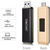 OSCOO 128GB Pendrive, OSCOO Chiavetta USB 3.0 + 3.1 Type-C, Memoria Flash USB Chiave per Samsung S9/S9 Plus/S8/S8 Plus, Huawei P20 /P20 Lite/P10/P10 Plus/Mate 10/Honor 9(nero)