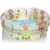 COM-FOUR® Piscina rotonda per bambini - piscina gonfiabile per bambini - piccola piscina da terra per il giardino - ca. 61 x 22 cm