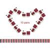 Youme Power 10 Pairs Deans T-Plug Connettori Maschio e Femmina con 20 Guaine termorestringenti per Batteria RC LiPo