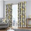 Fusion Tropical, federa per cuscino, giallo ocra, 43 x 43 cm, Ochre Yellow, 46 Width x 72 Drop (117 x 183cm)