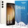 Natbok 2 Pezzi Vetro Temperato per Samsung Galaxy S23 Plus 5G Pellicola Prottetiva,Anti Graffio,Durezza 9H,0,33mm Trasparente,Senza Bolle, Anti-Impronte Film per Samsung Galaxy S23 Plus