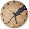DECORAY Orologio da Parete in Legno Moderno 30 cm - Design Silenzioso e Decorativo con Numeri 3D | Orologio da Muro Elegante per Cucina, Soggiorno, Camera o Ufficio - Orologio Minimal