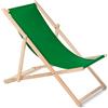 Green Blue k03 - Sedia a Sdraio Pieghevole, 118 x 59 x 8 cm, Colore: Verde