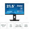 IIYAMA XUB2292HSU-B6 - XUB2292HSU-B6 - IIYAMA - Monitor 21.5 Pollici - FullHD 1080p - IPS LED - HAS + Pivot - Nero