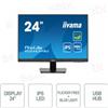 IIYAMA XU2463HSU-B1 - Monitor ProLite 24" IPS FULL HD 3ms Flicker Free Speaker - IIYAMA