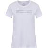 Armani Exchange Maglietta a Maniche Corte con Logo AX T-Shirt, Bianco Ottico, L Donna