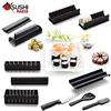 BAKAJI Sushi Maker Kit 11 Pezzi Stampi e Accessori Involtini per Il Sushi con Coltello Antiaderente, Crea Sushi Perfetti e Professionali Come Un Vero Esperto della Cucina
