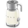 Smeg, Montalatte Multifunzione MFF11CREU, con Sistema ad Induzione, 6 Programmi Preimpostati, Una funzione Manuale, Caraffa Removibile da 600 ml, Tappo Misuratore, Avvolgicavo Integrato, 500W, Crema