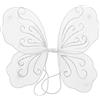 Topkids Accessories Costume da fata e farfalla da fata, Campanellino, per bambine, piccolo, mini giocattolo da angelo (bianco)