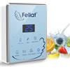 FELLAT Generatore di Ozono, FELLAT 600mg/h Generatore di ozono Domestico per Acqua e Aria, Purificatore di Ozono Multifunzionale con 6 Modalità per Pulisci Frutta Verdura e Carne, Rimuovi l'odore