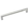 BOZONLI 2 pz Quadrato Maniglie per Mobile Acciaio Inox Distanza Fori 192 mm Maniglie per Cucina, Argentate