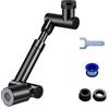Cezmkio 1440 gradi Prolunga Rubinetto Bagno, Cezmkio Universale Prolunga Rubinetto Cucina, Testina Spruzzatore Girevole Filtro Rubinetto di Prolunga Antispruzzo,Soffione Doccia Regolabile