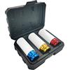 TRACER Set Bussole Impatto Cambio Ruote 17 19 21 mm, Attacco 1/2 Pollice, Protezione Cerchi Lega, Acciaio Cr-Mo