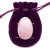 Polar Jade Uovo yoni di quarzo rosa, forato, grande, con certificato e istruzioni [lingua italiana non garantita], pietra rosa dell'amore, per la donna, per rafforzare i muscoli del pavimento pelvico e contrastare stress e incontinenza urinaria nelle …