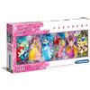 Clementoni Princess Disney Panorama Collection Puzzle, No Color, 1000 Pezzi, 39444