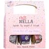 Miss Nella Space And Beyond - Smalto speciale cromato per bambini: Cosmic Cutie (oro), Shooting Star (argento) e Galactic Unicorn (viola), formula a base d'acqua Peel-off