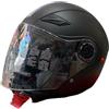 MOTOCUBO JOKER NERO OPACO L - casco jet con doppia visiera