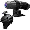 KANDUO XRC Tech, Action Camera sportiva a doppia testa, 2K+2K, impermeabile IP66, WiFi, per moto, bicicletta, videoregistratore anteriore e posteriore, con app WiFi, telecomando senza fili, visione
