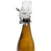 Schnabel-Zinn Sani-Alt-Stagno Birra Bottiglie Stagno Coperchio Vetro Scarpe Chiusura Bottiglie, Stagno, Argento, 7,4 x 5,6 x 7,6 cm