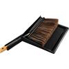 cleangang Scopino e Paletta, Legno di faggio, Nero, 30 cm x 29 cm x 3