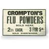 Pyramid International Compton's Flu Powders-Decorazione da Parete in Legno, Multicolore, 45 x 76 cm