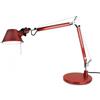 Artemide Tolomeo Micro Lampada da Tavolo, Rosso